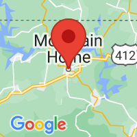 Map of Mountain Home, AR US